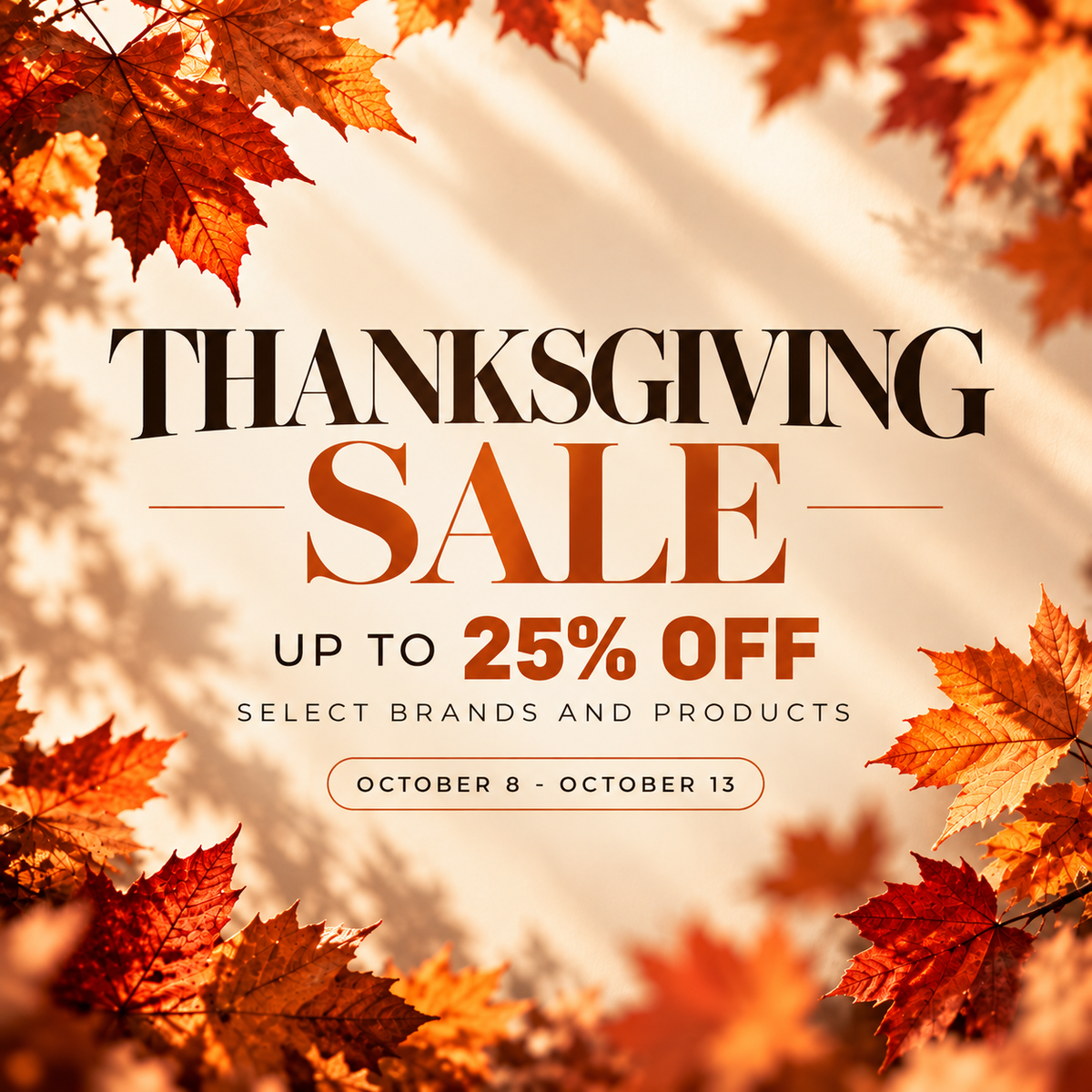 Thanksgiving Sale