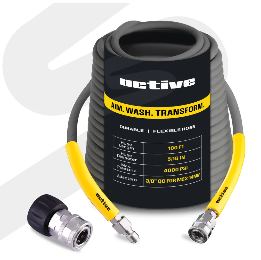 Active™ Pressure Washer Extension Hose – 5/16" | 50', 75', 100'