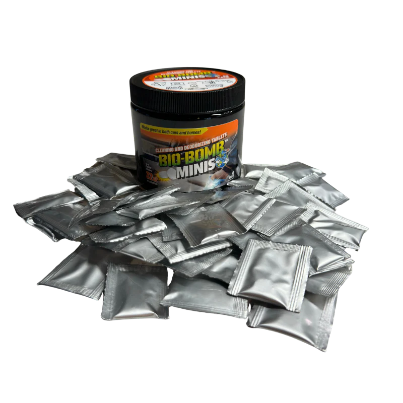 Bio Bombs - Bio-Bomb Minis: Dissolvable Cleaning and Deodorizing Tablets 10 Pack