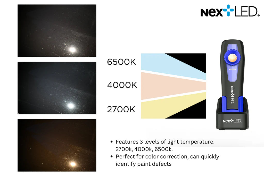 NextLED - Professional CRI 96+, 3 Temperature Color Matching Light