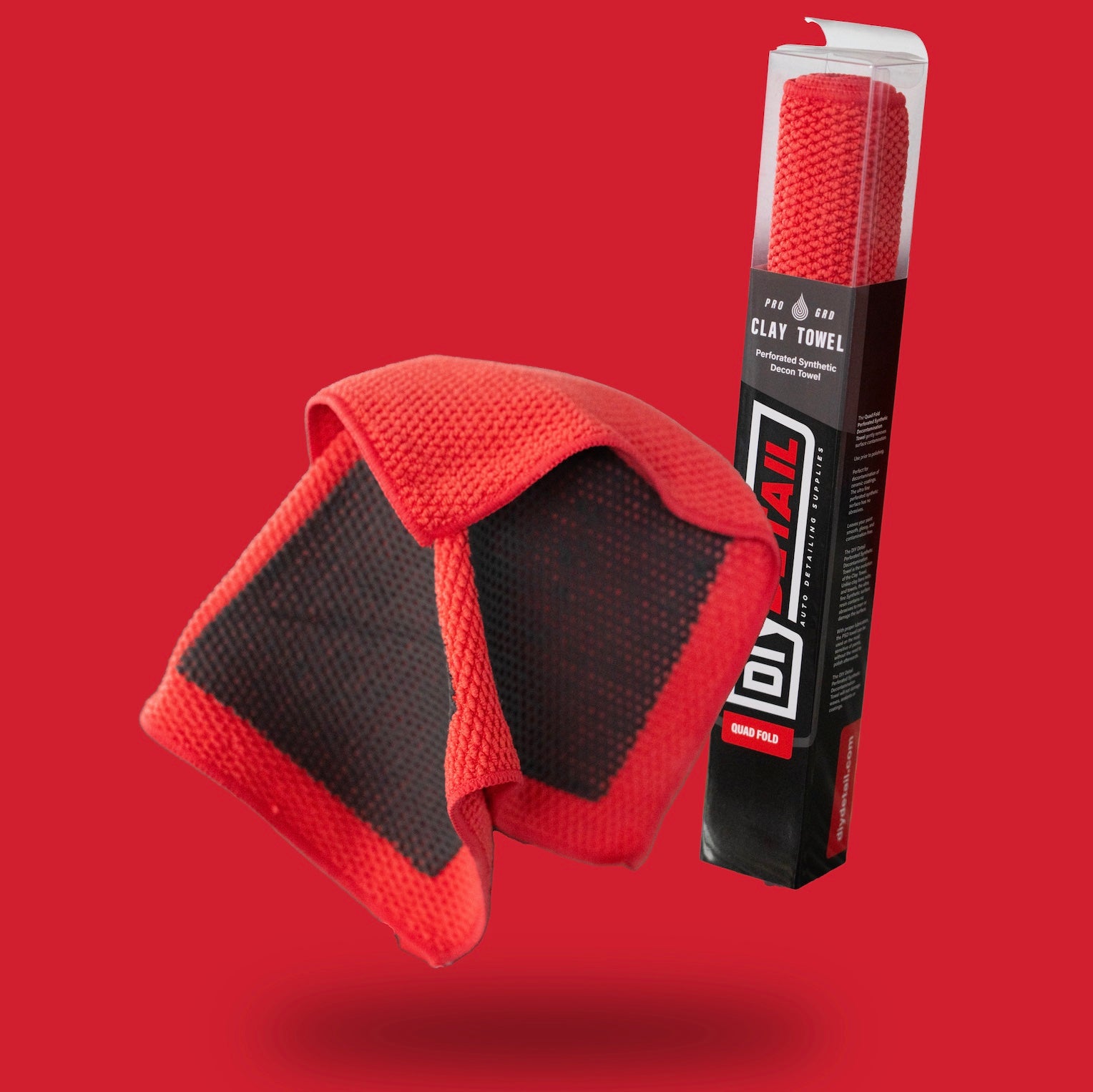DIY Detail Quad Fold Fine Grade Clay Towel - LATEST RELEASE