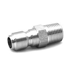 MTM HYDRO - PLATED STEEL QC PLUG 1/4 MPT