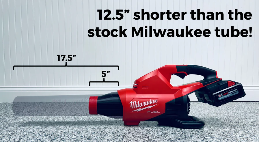 Stubby Nozzle Co. Stubby® Car Drying Nozzle for Milwaukee M18 FUEL Dual Battery Leaf Blower