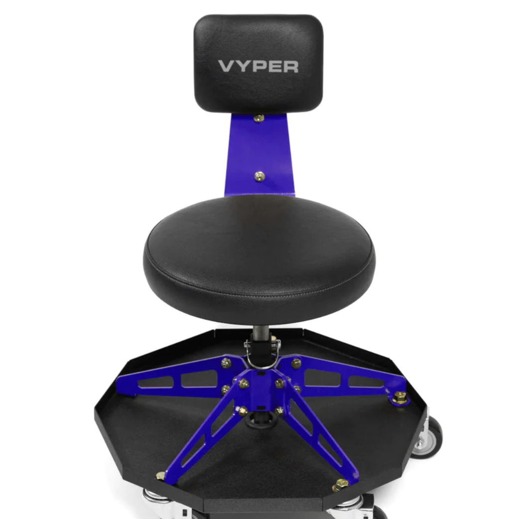 Vyper Chair | Robust Steel Sport BLACK, BLUE & RED