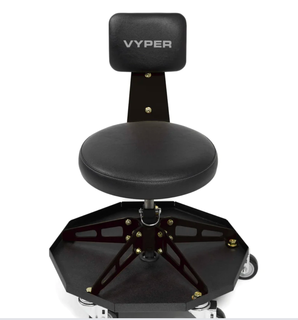 Vyper Chair | Robust Steel Sport BLACK, BLUE & RED
