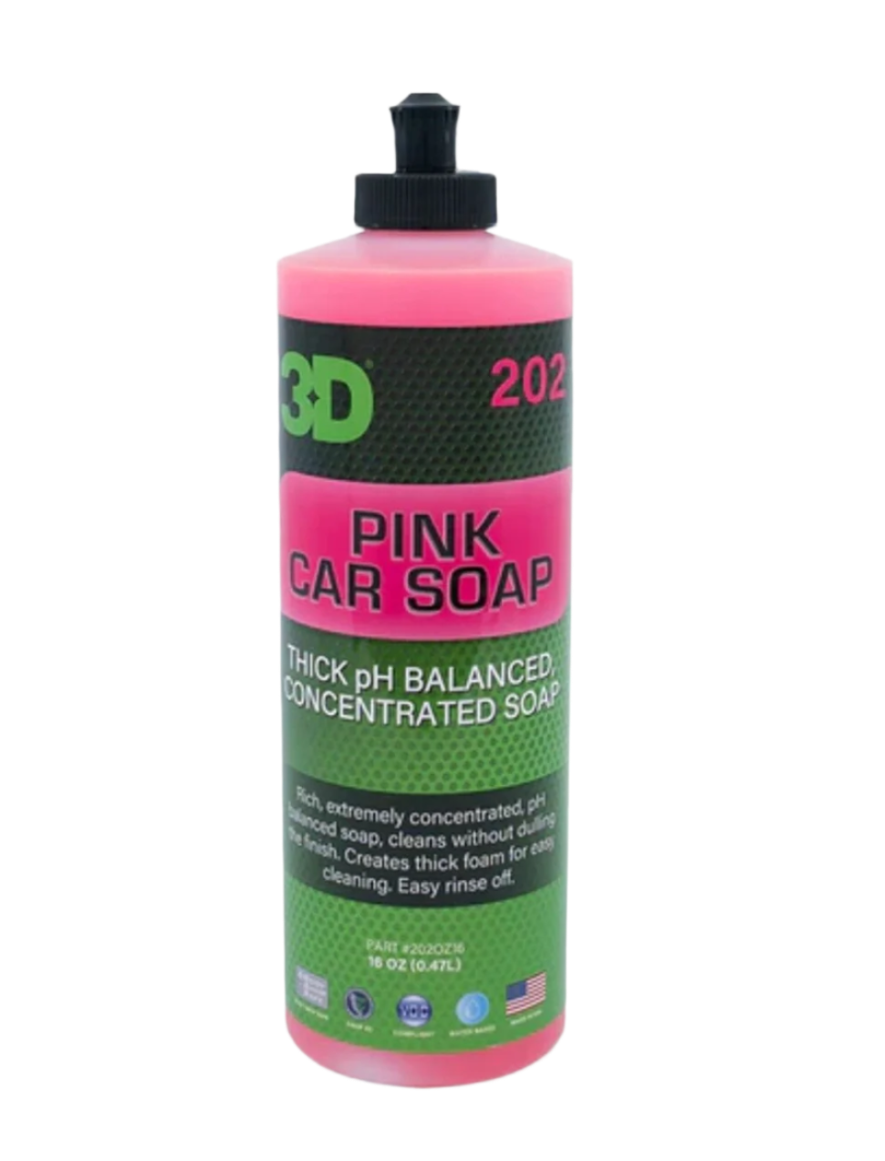 3D Pink Car Soap - 16oz, 1 GAL