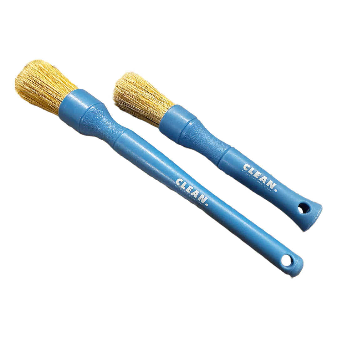 CLEAN. | Blue Boars Hair Brush Set