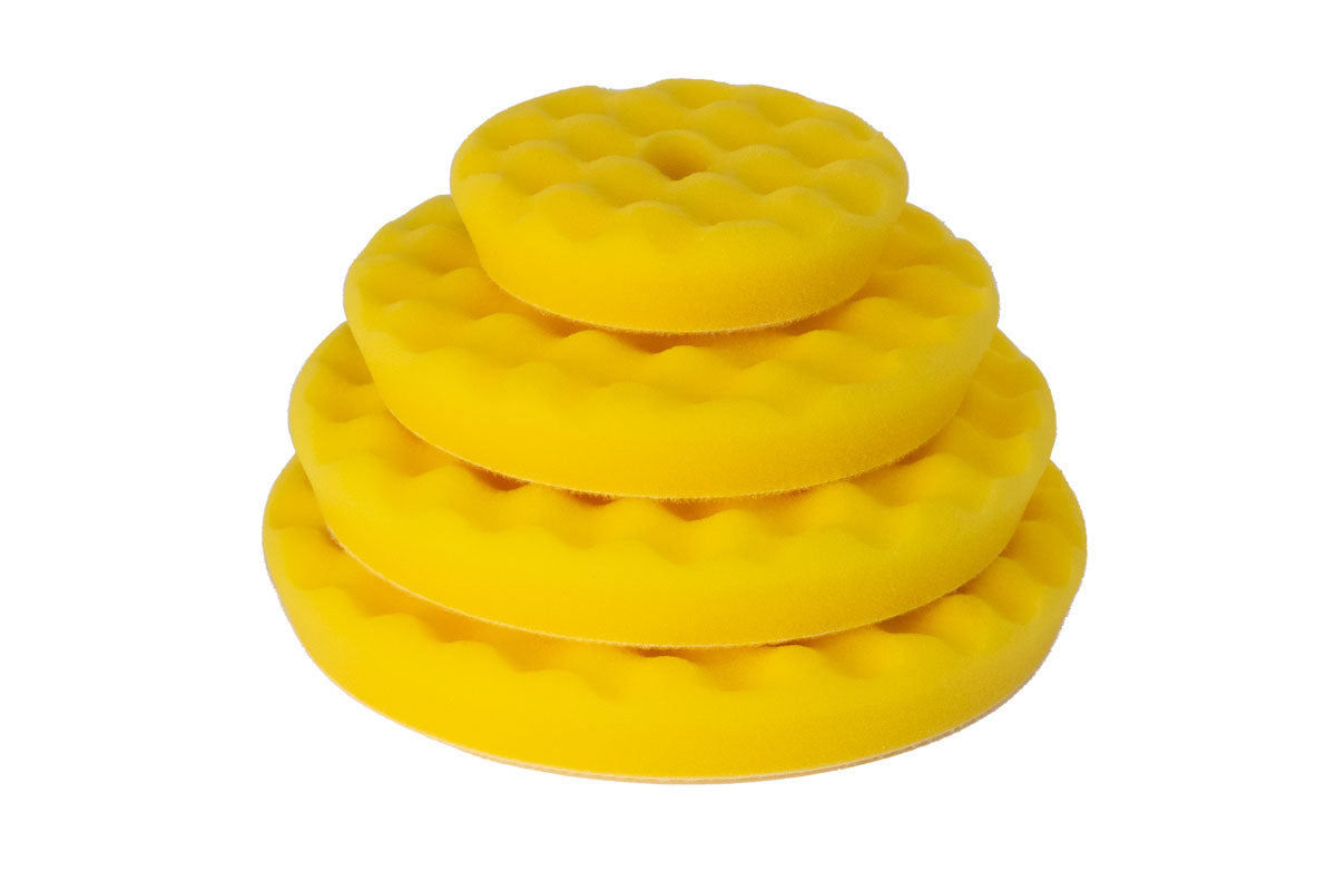 RUPES WAFFLE PADS FINE (YELLOW) 3", 5", 6", 6.5"