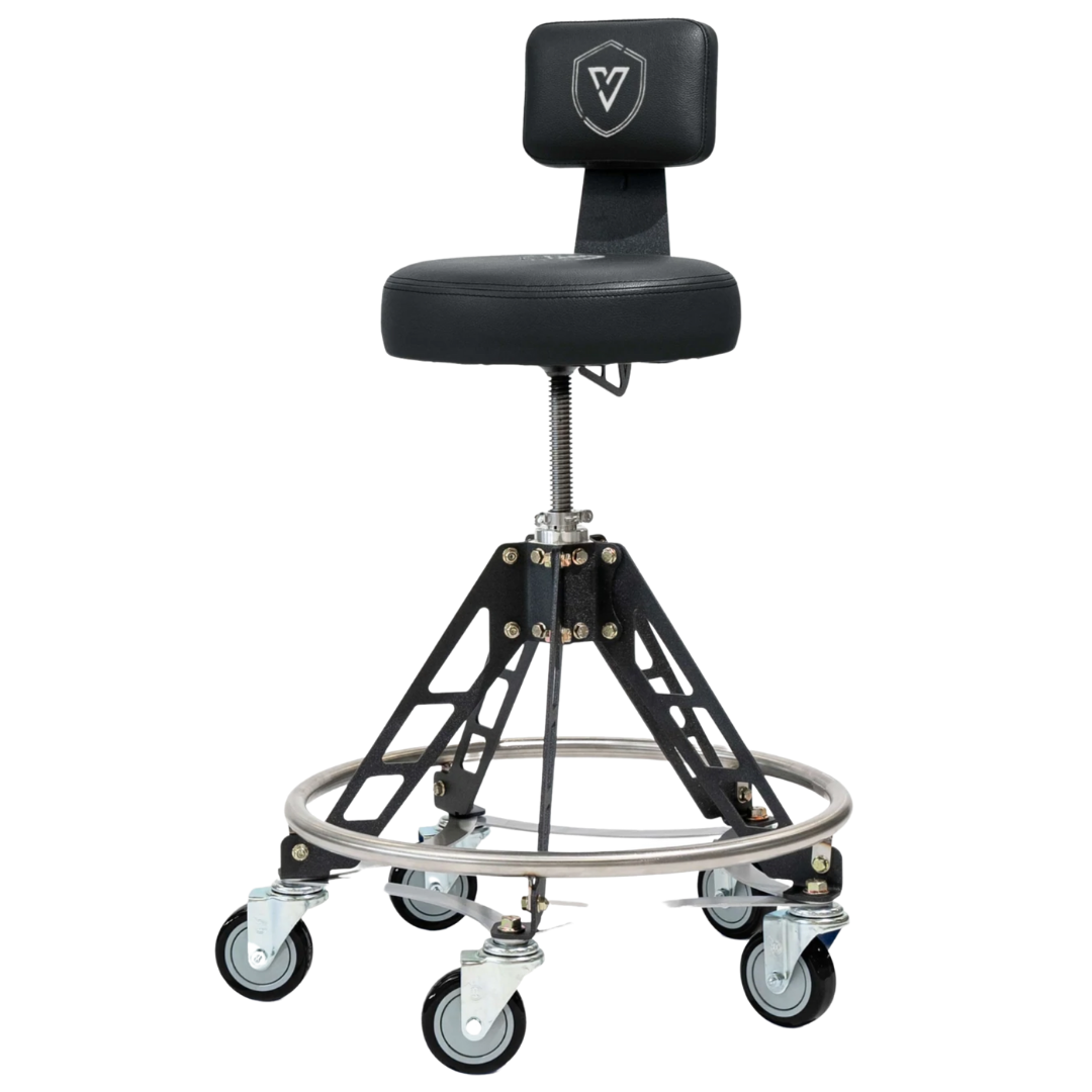 Vyper Chair | Elevated Steel Max BLACK