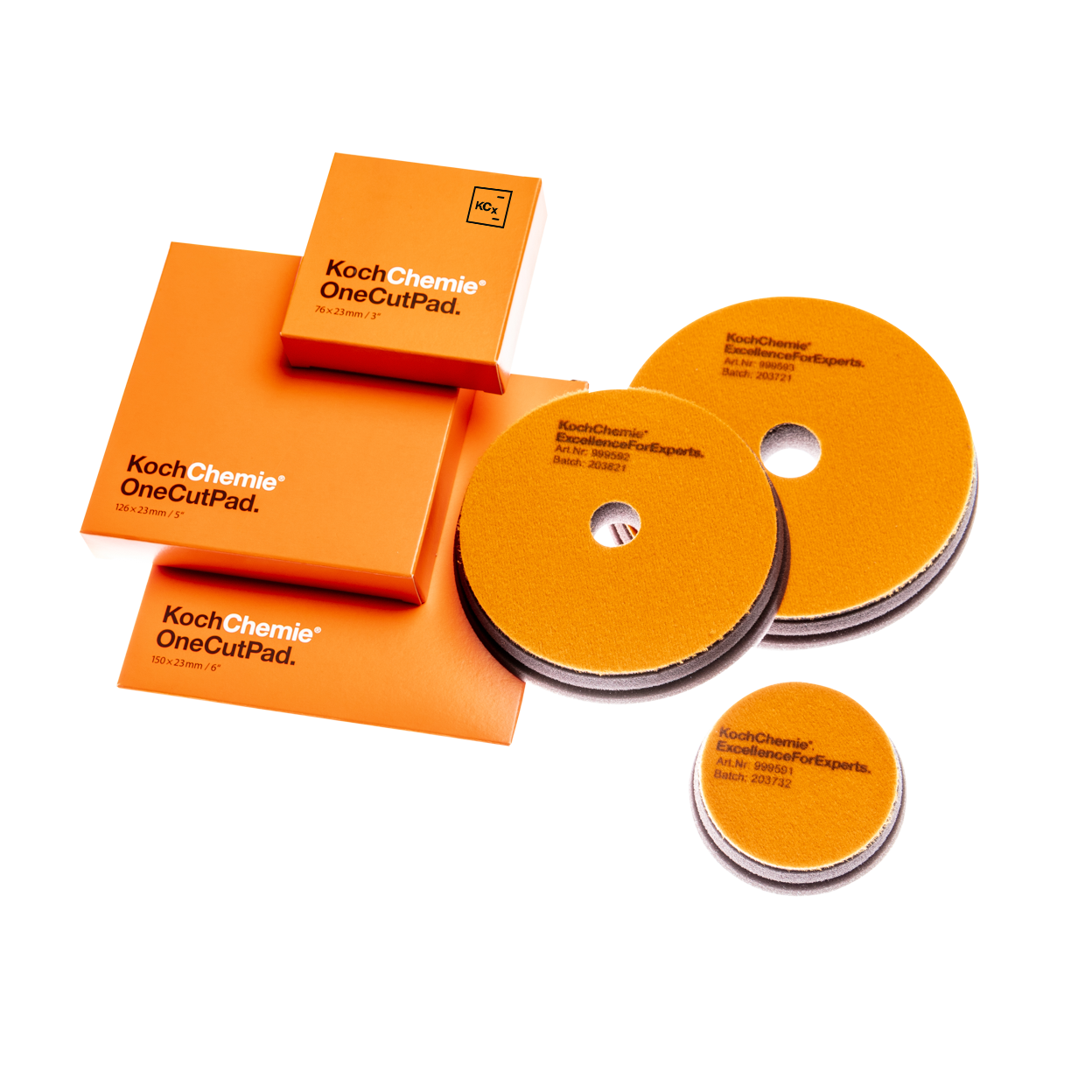 Koch Chemie One Cut Pad - 3". 5", 6"