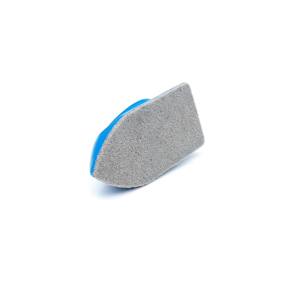 The Rag Company - Leather & Vinyl Interior Scrub Brush - Blue