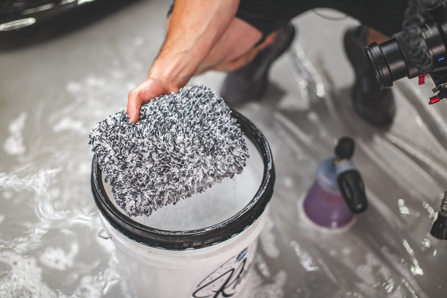 The Rag Company - Cyclone Ultra Wash Pad - 6in x 8in - Black