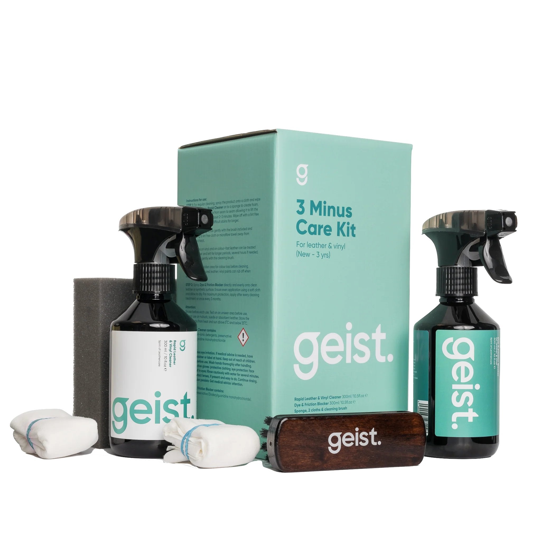GEIST 3 Minus Care Kit for Leather & Vinyl
