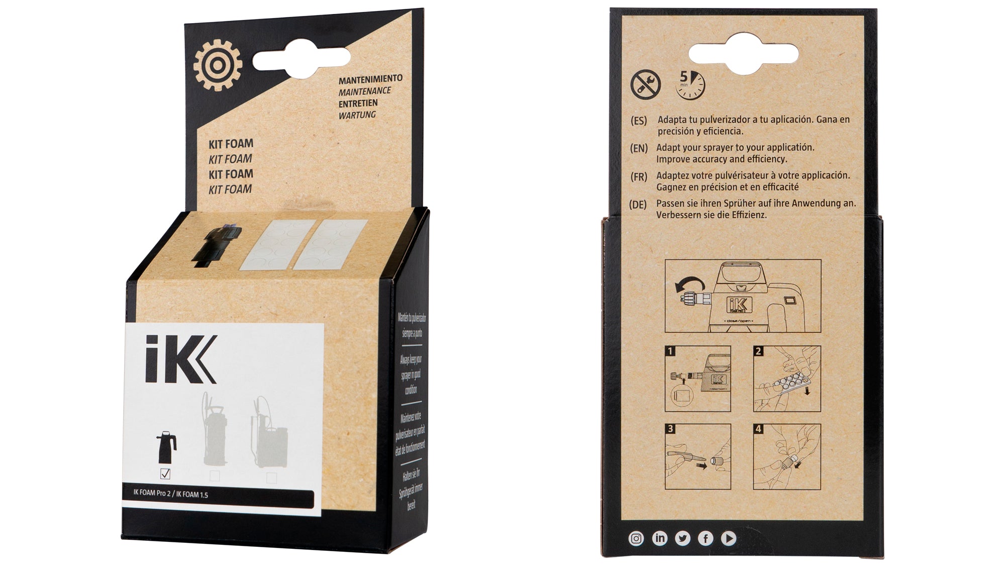 iK Foam 1.5 - Pro 2 | Nozzle Kit