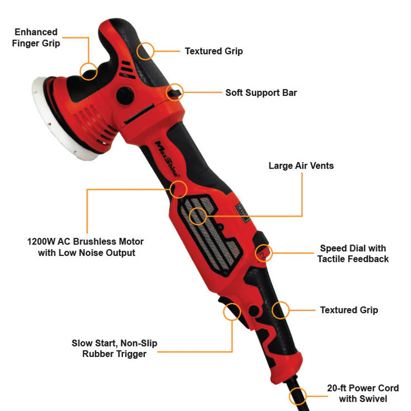 Maxshine MB21 Pro 21mm Dual Action Brushless Car Polisher