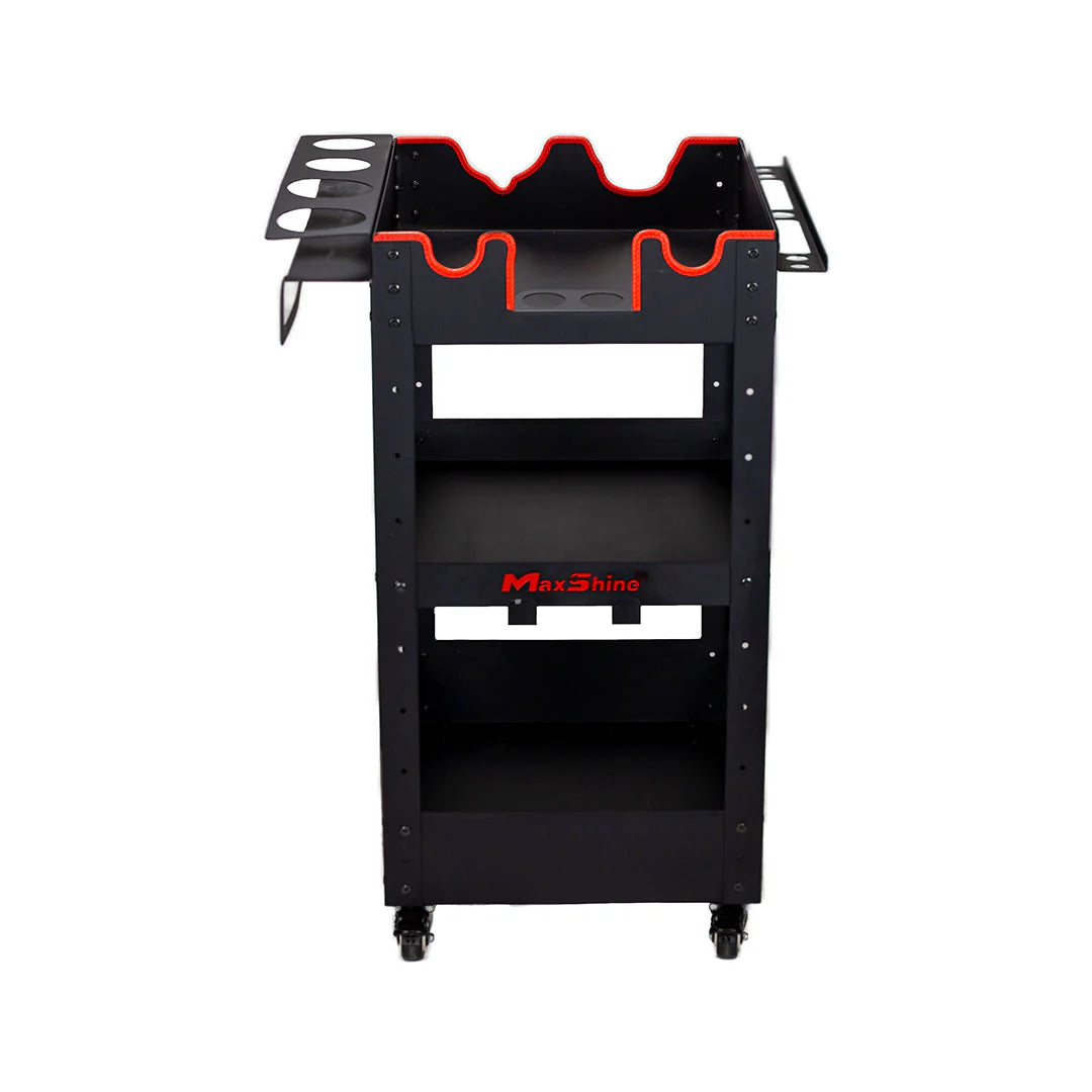 Maxshine Rolling Detailing Cart - Coated Steel