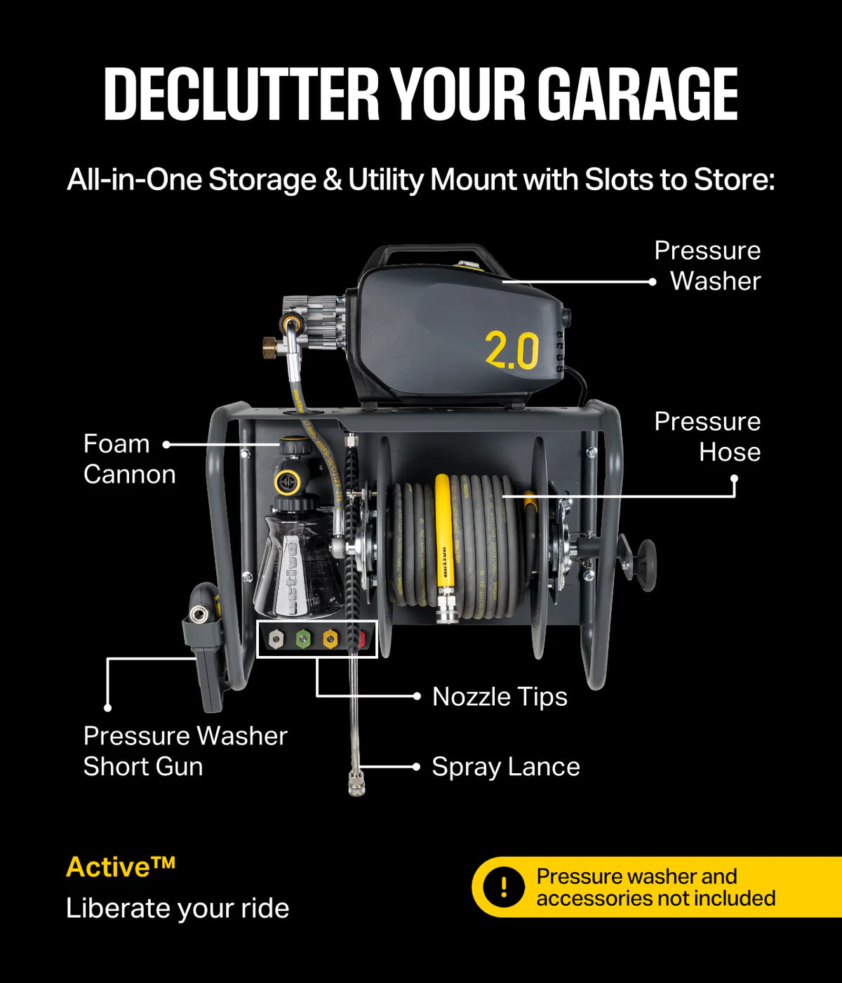 Active™ Hose Reel & Wall Mount