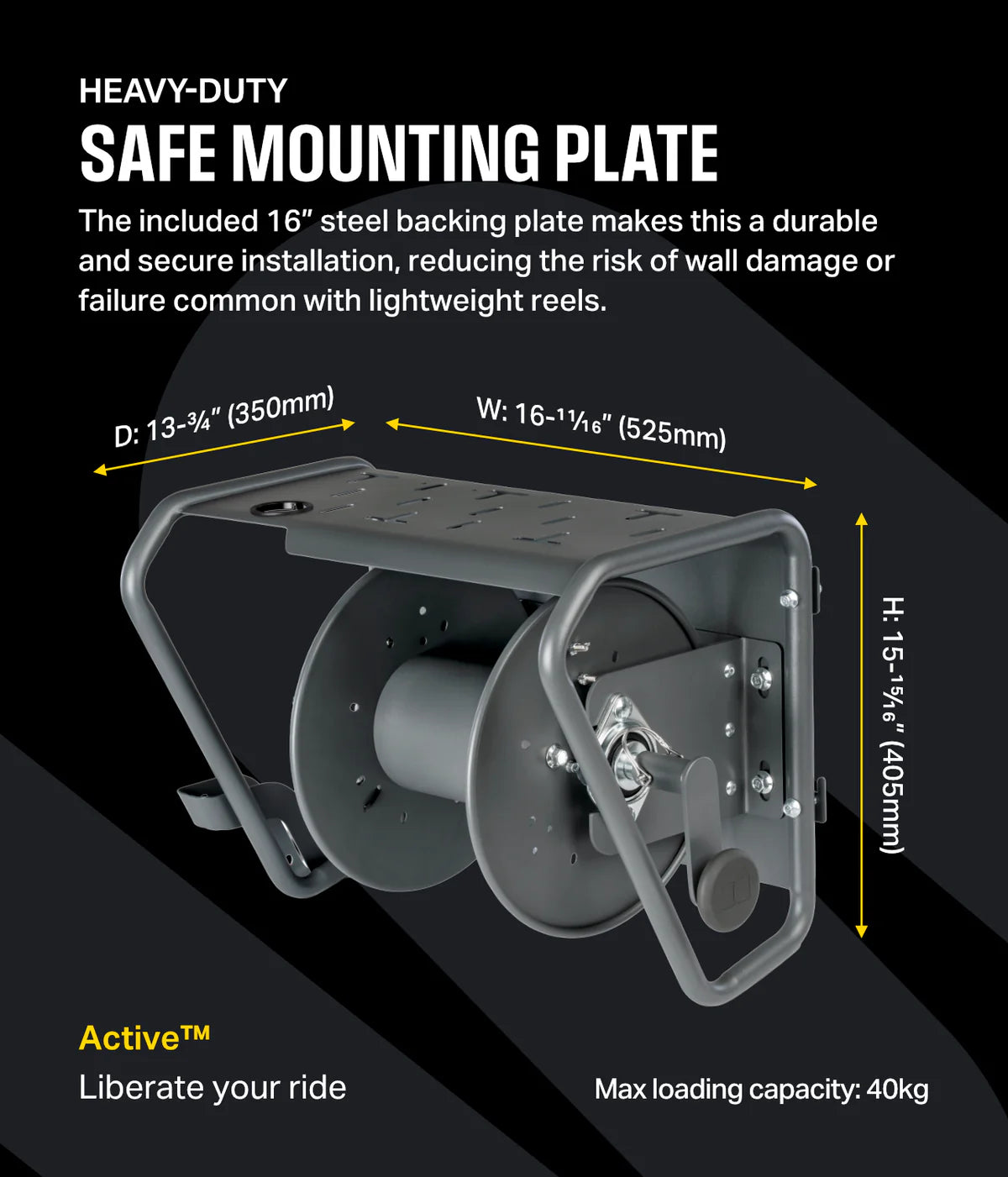 Active™ Hose Reel & Wall Mount