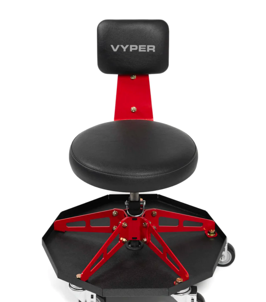 Vyper Chair | Robust Steel Sport  BLACK, BLUE & RED