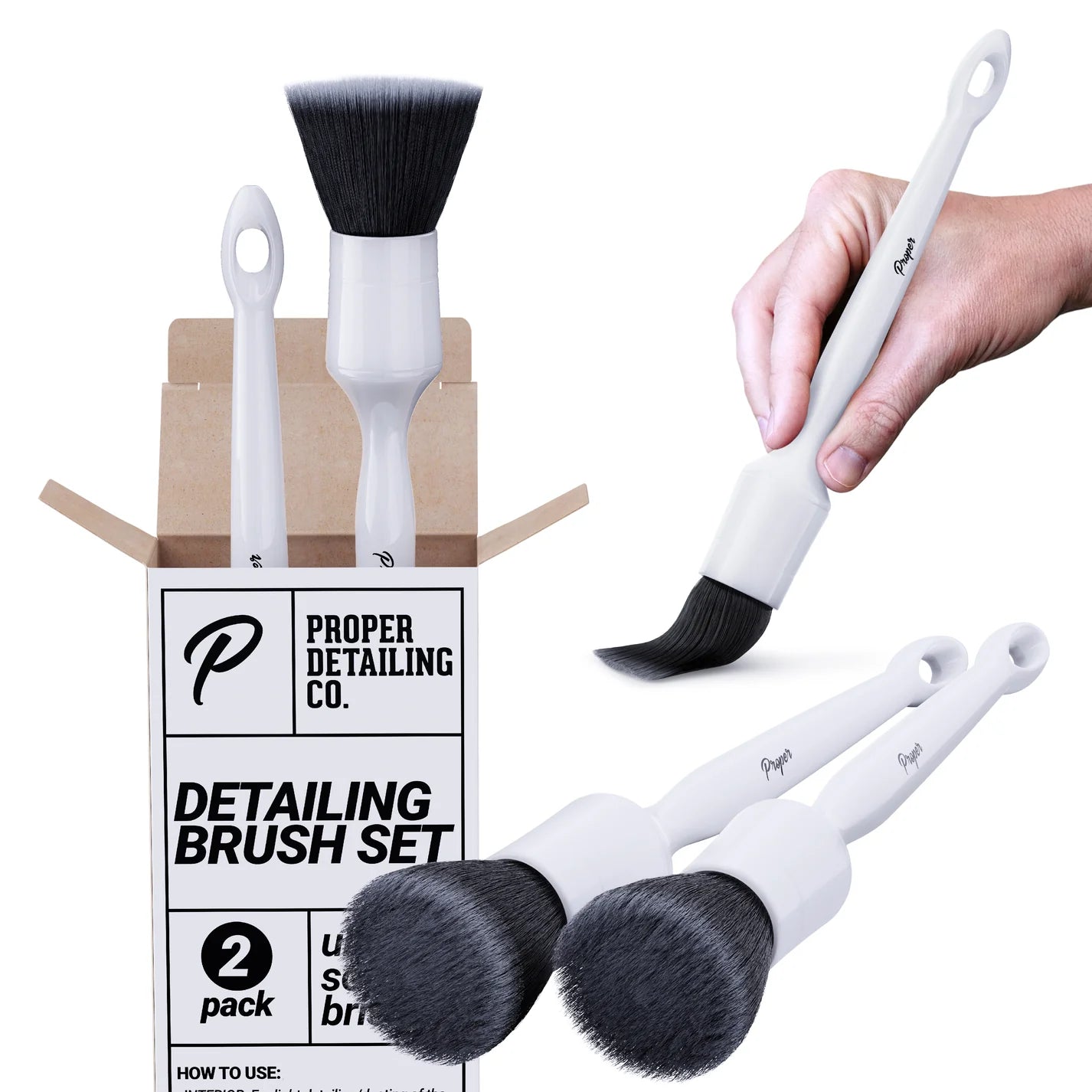 Proper Detailing Ultra Soft Detailing Brushes