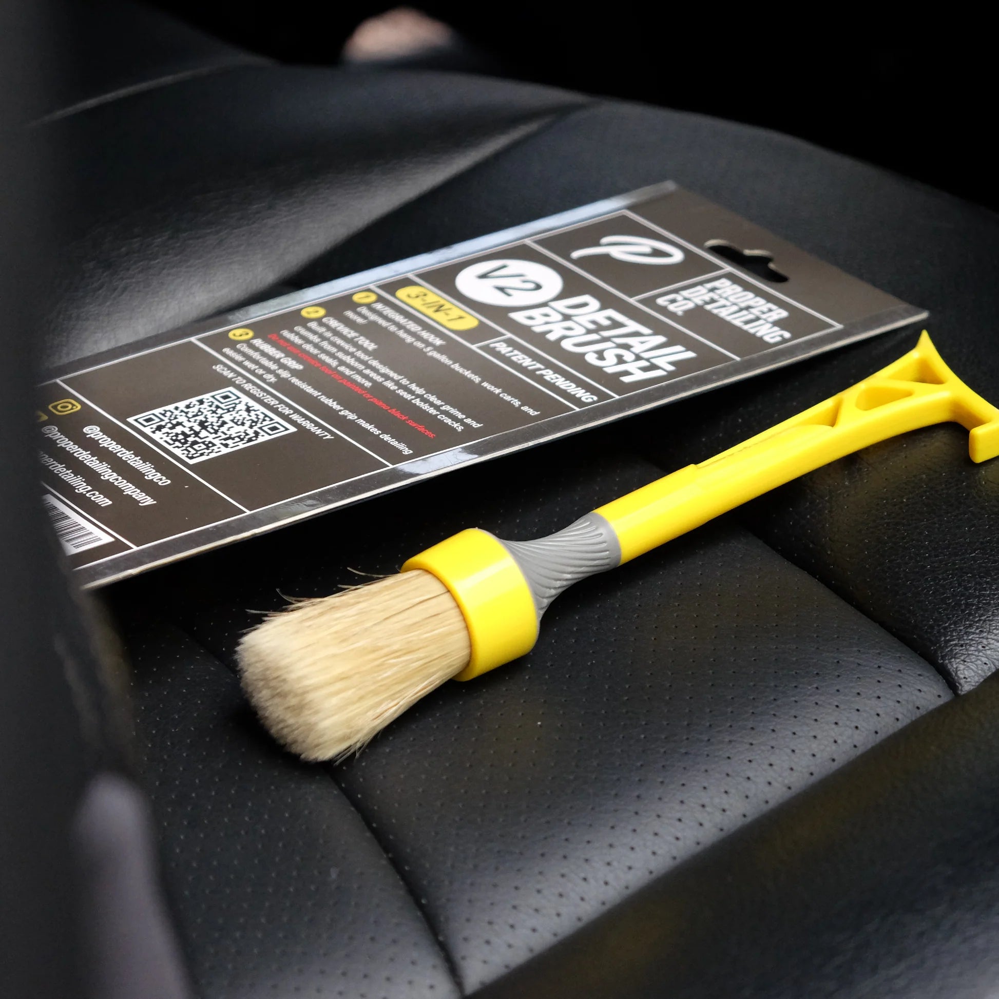 Proper Detailing 3 in 1 Detailing Brush