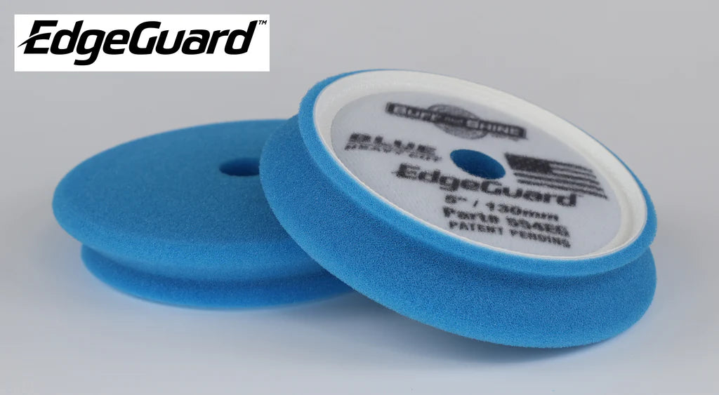 BUFF and SHINE EdgeGuard Blue Foam Pad - Heavy Cut (3