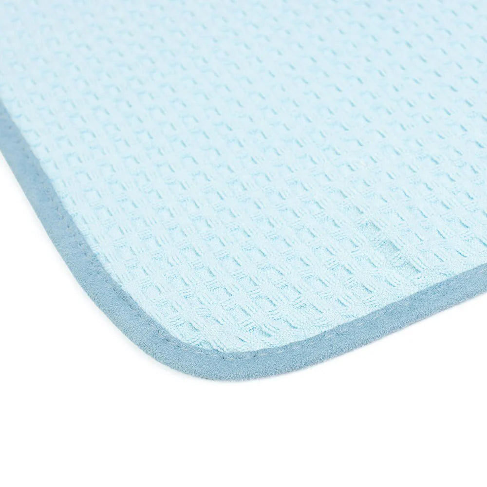 The Rag Company Dry Me A River! - 16in. x 16in - Light Blue - 5 pack