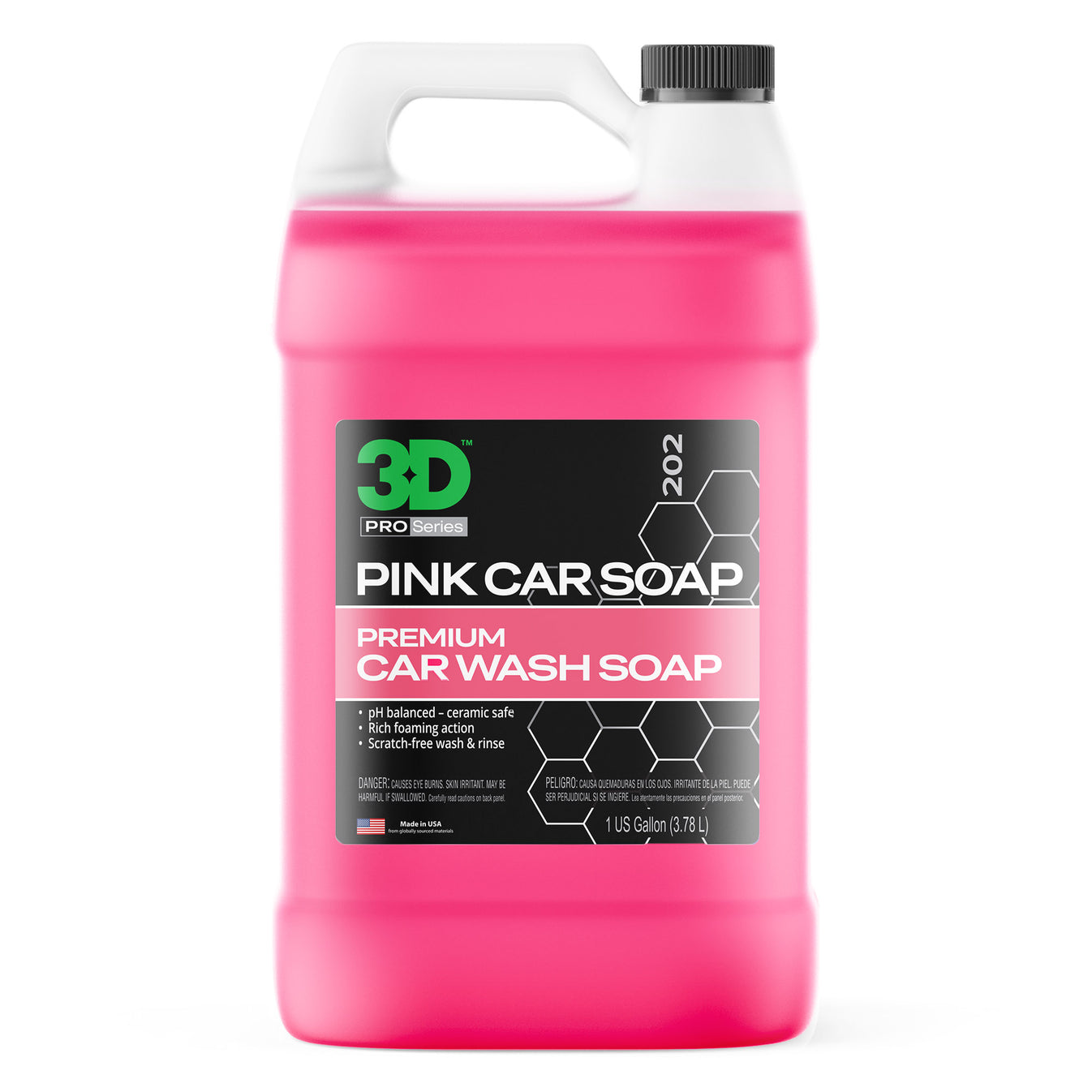 3D Pink Car Soap - 16oz, 1 GAL