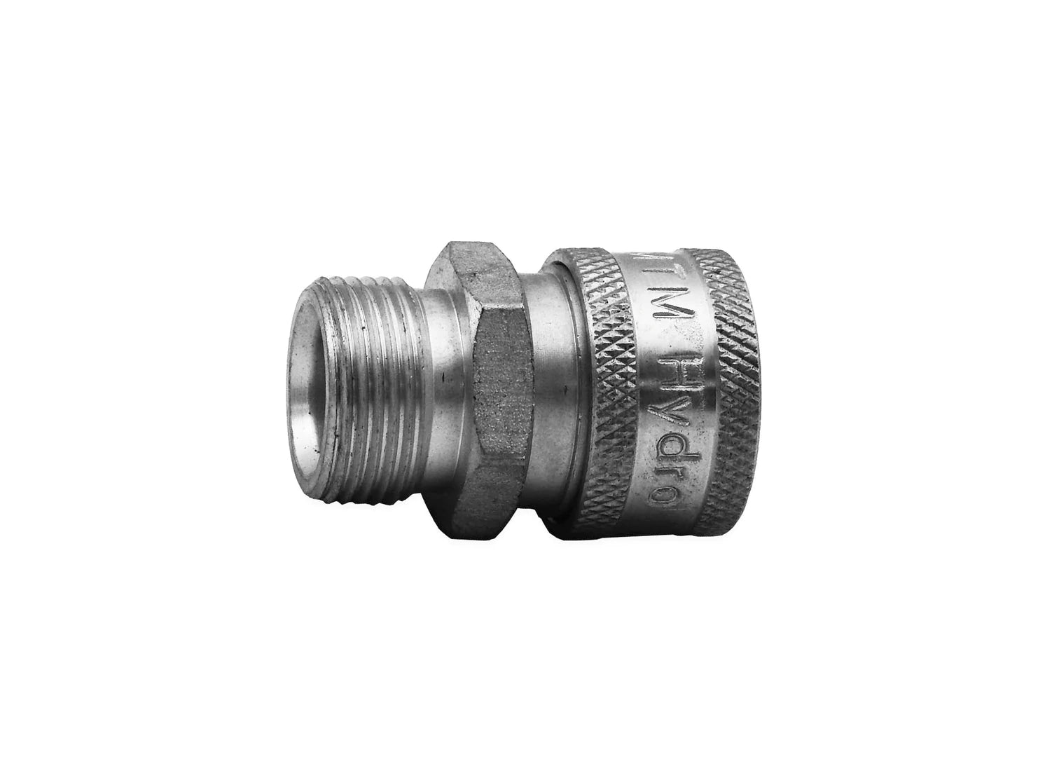 MTM HYDRO M22 15MM X 3/8TH Stainless QC Coupler  24.5022