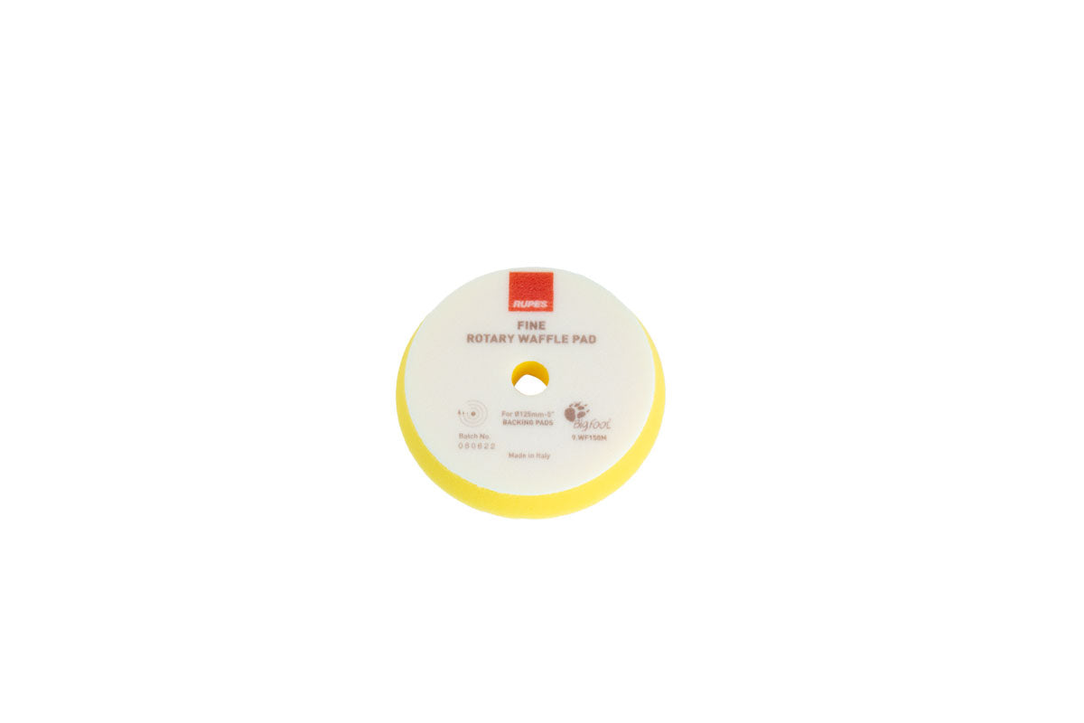 RUPES WAFFLE PADS FINE (YELLOW) 3", 5", 6", 6.5"
