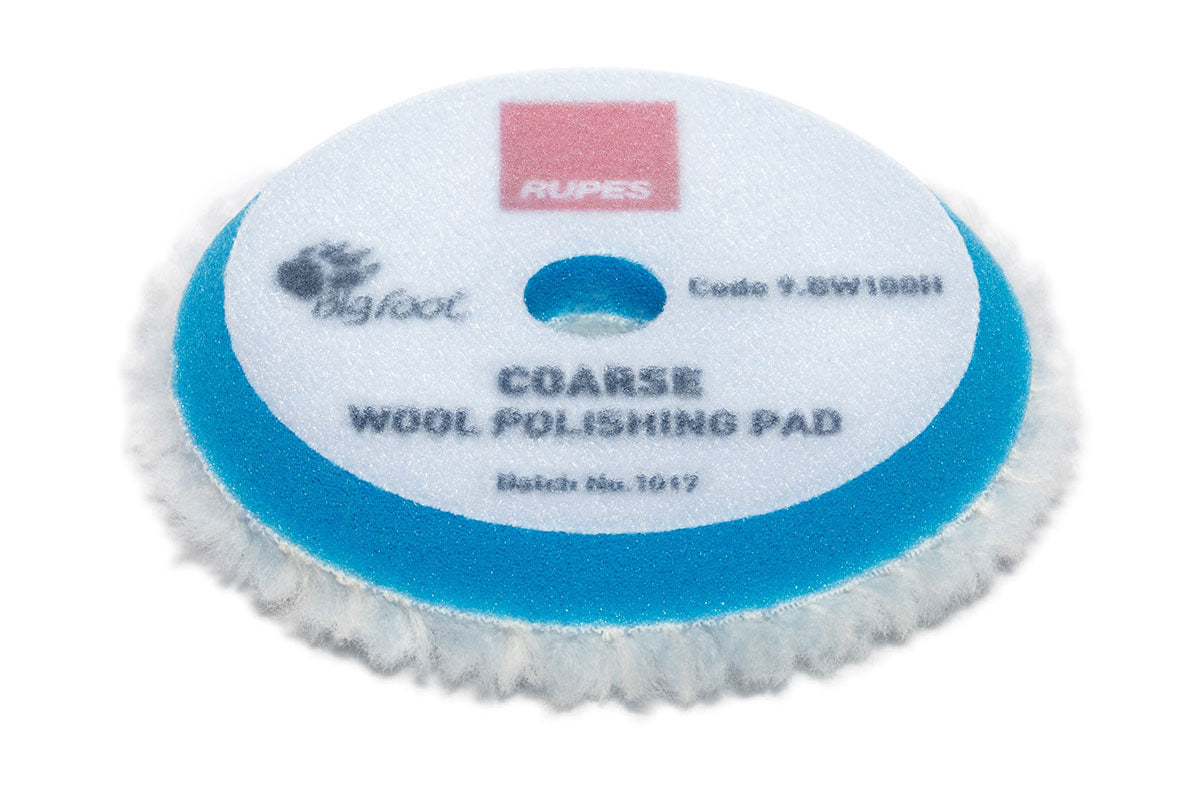 RUPES Coarse Wool Polishing Pad (Blue) - (90MM, 145MM, 170MM)