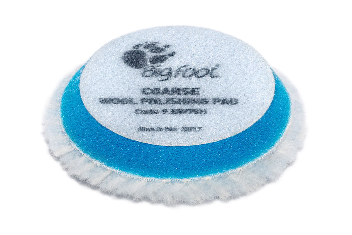 RUPES Coarse Wool Pad (Blue) 9.BW70H (65MM) 4 Pack