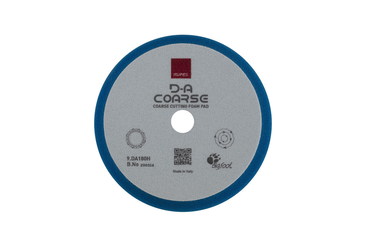 RUPES Coarse Cutting Foam Pad (Blue) - (100MM, 150MM, 180MM)