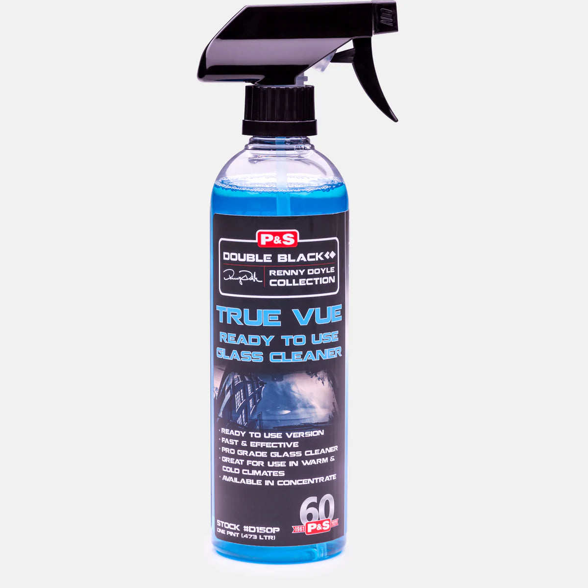 Trueview Glass Labels P&S True Vue Glass Cleaner version Ready to Use