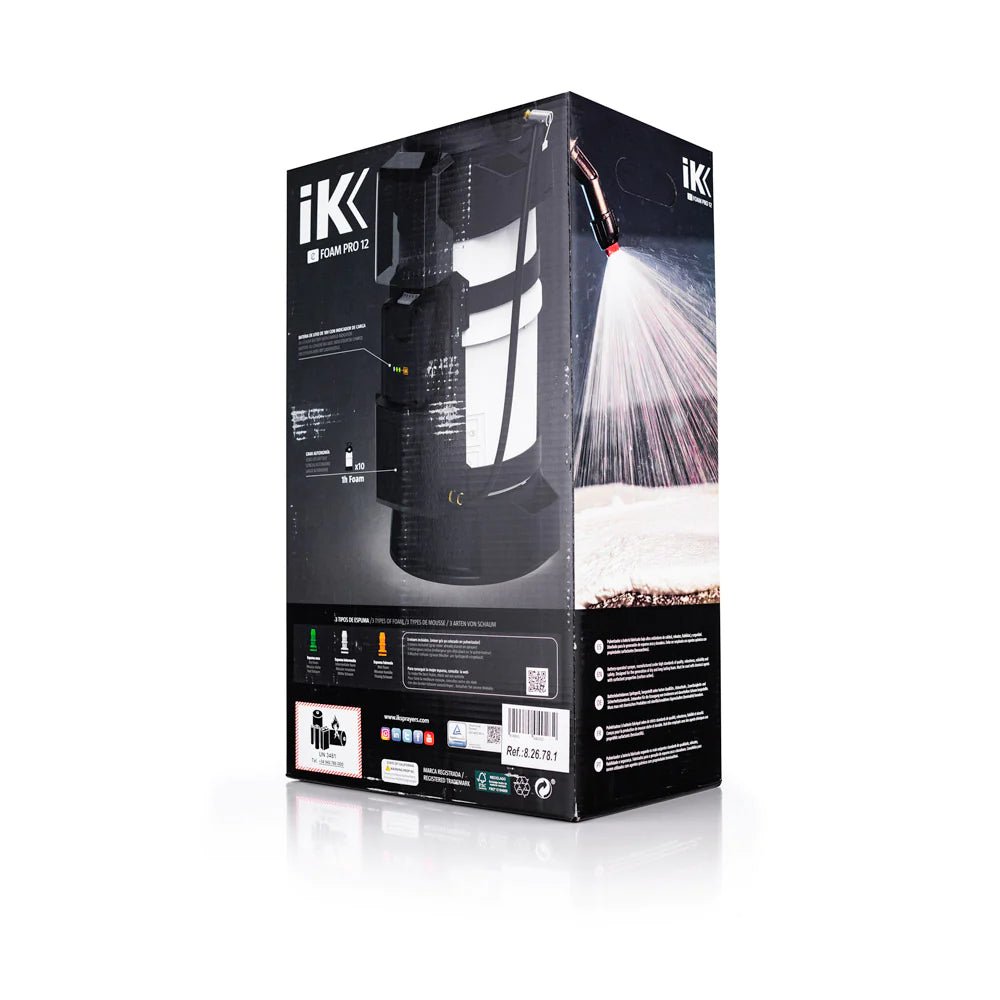 iK e Foam Pro 12 Sprayer - Battery  Powered Floor