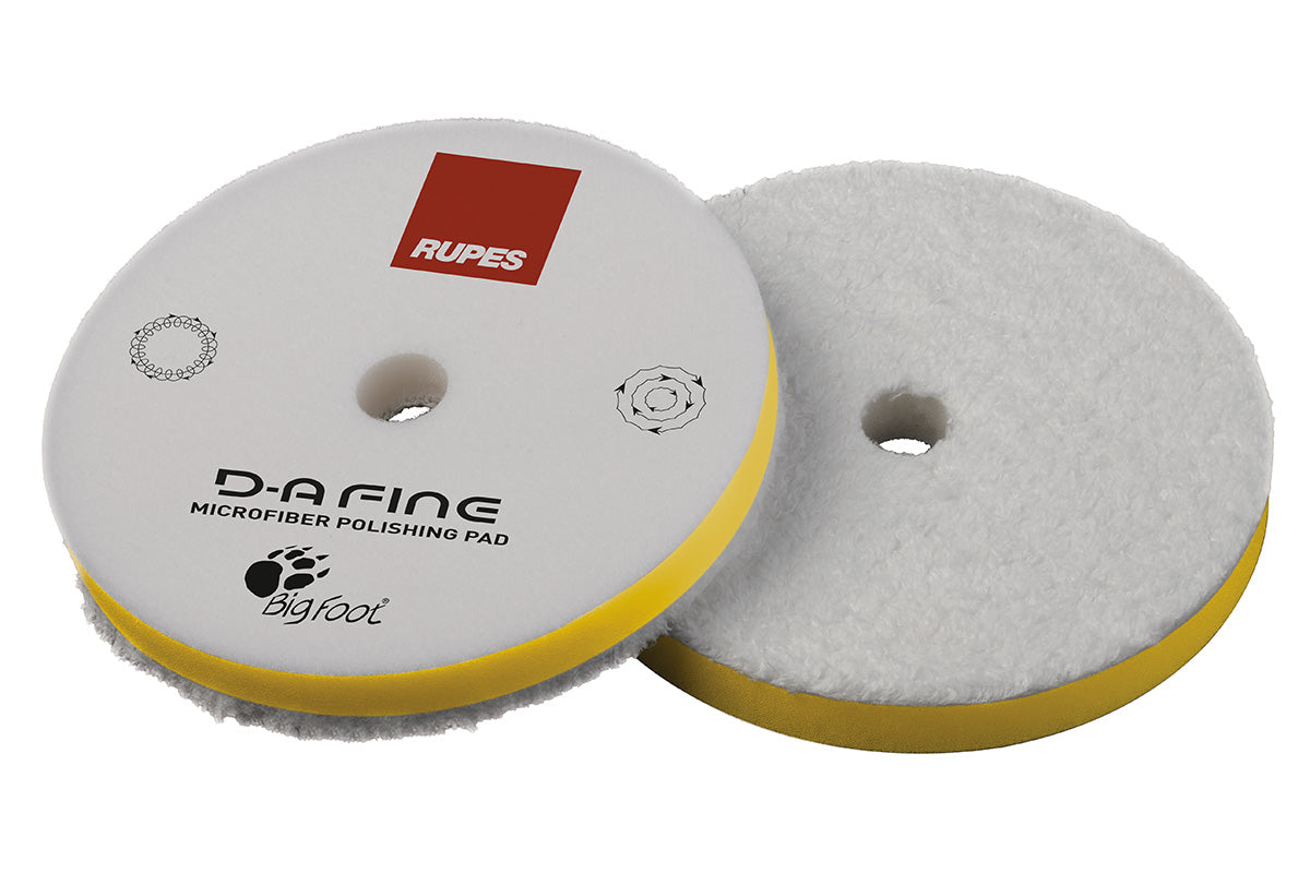 RUPES 3" D-A Fine Microfiber Pad(Yellow) 9.MF80M (85MM)