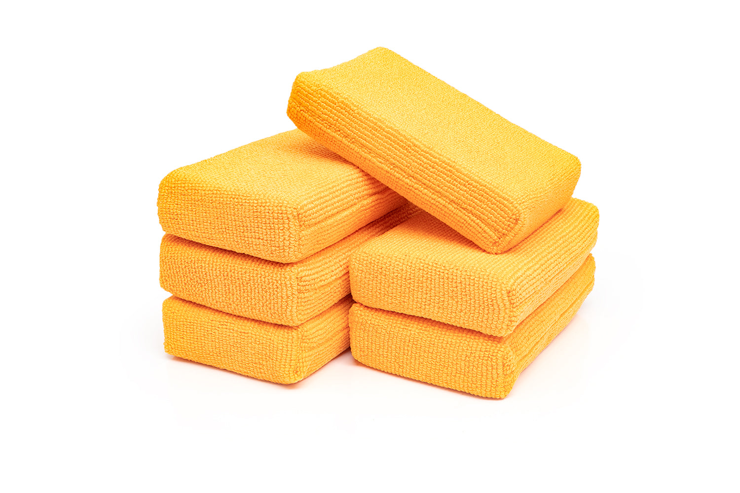 The Rag Company - Pearl Sponge Detailing Applicator - 3in. x 5in - Orange 6-Pack